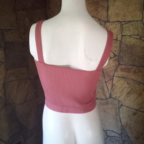 Free People Ribbed Rust Tank Top - Picture 4 of 4